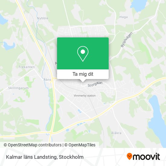 Kalmar läns Landsting karta