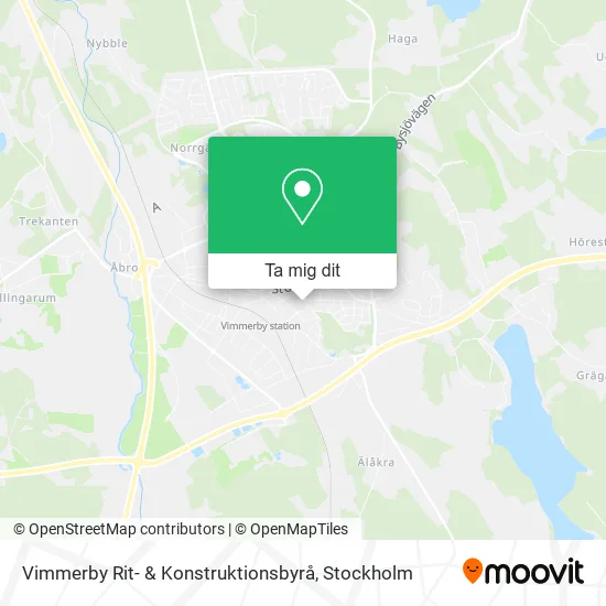 Vimmerby Rit- & Konstruktionsbyrå karta