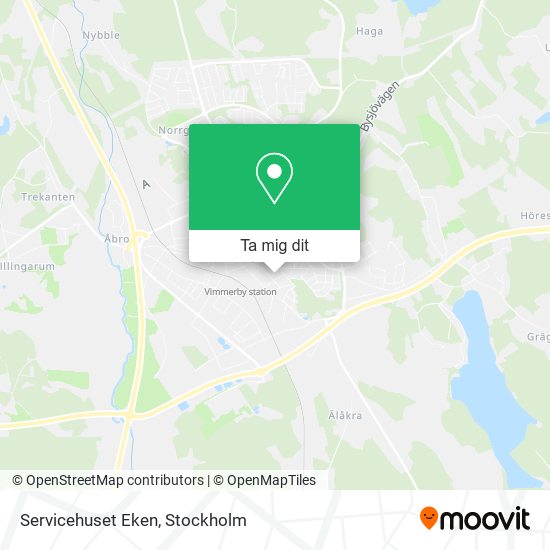 Servicehuset Eken karta