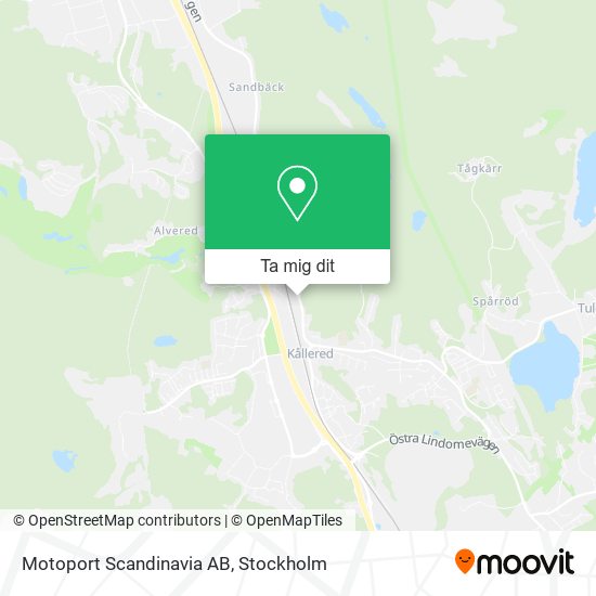 Motoport Scandinavia AB karta