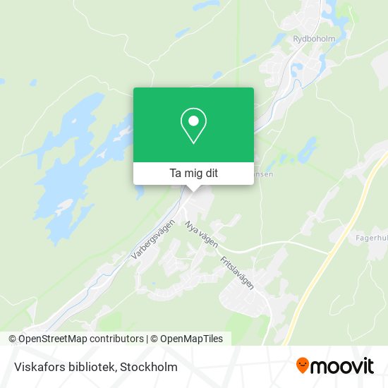 Viskafors bibliotek karta