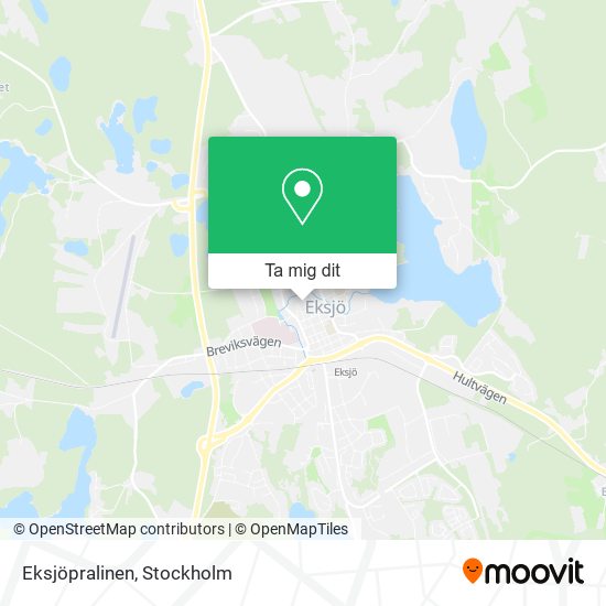 Eksjöpralinen karta
