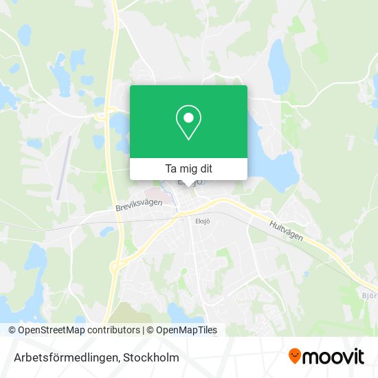 Arbetsförmedlingen karta