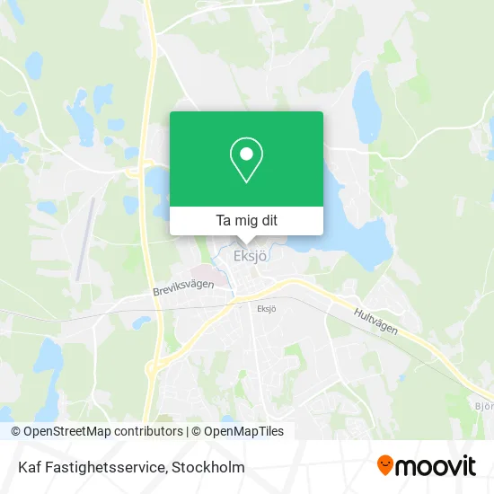 Kaf Fastighetsservice karta