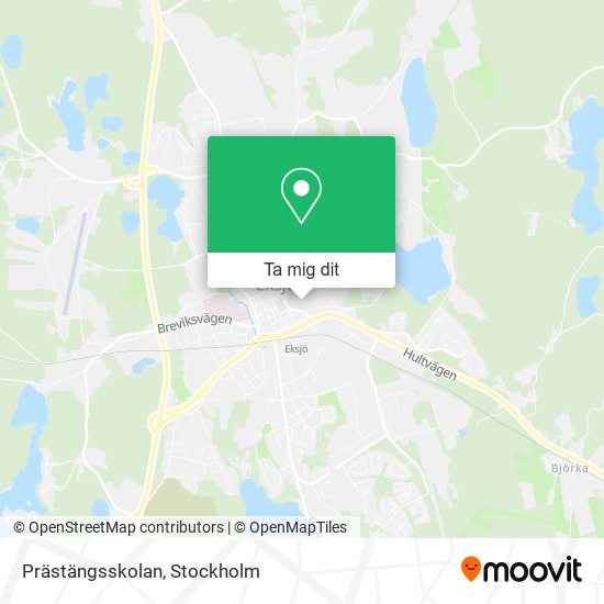 Prästängsskolan karta