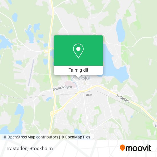 Trästaden karta