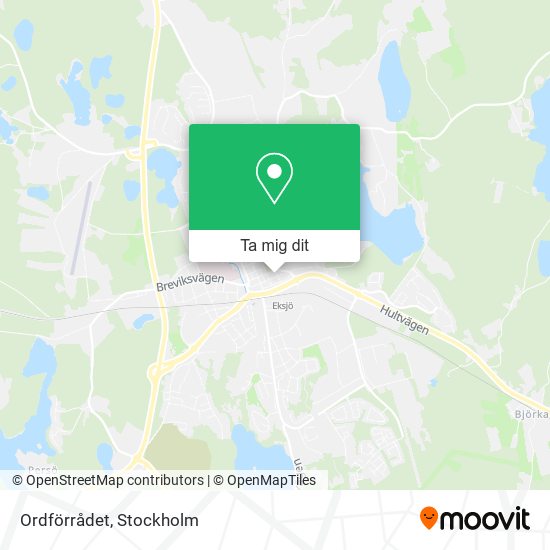 Ordförrådet karta