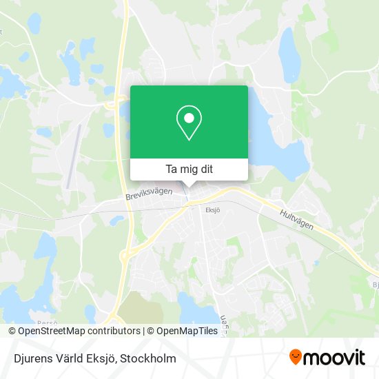 Djurens Värld Eksjö karta