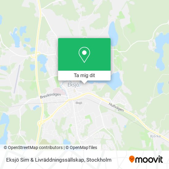 Eksjö Sim & Livräddningssällskap karta