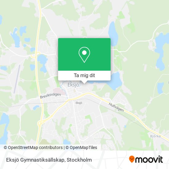 Eksjö Gymnastiksällskap karta