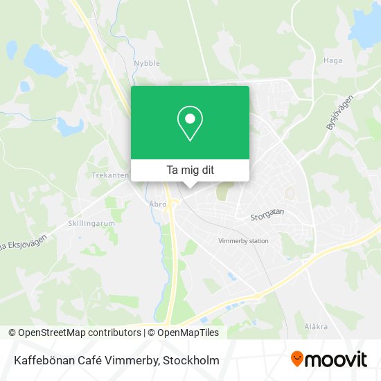 Kaffebönan Café Vimmerby karta