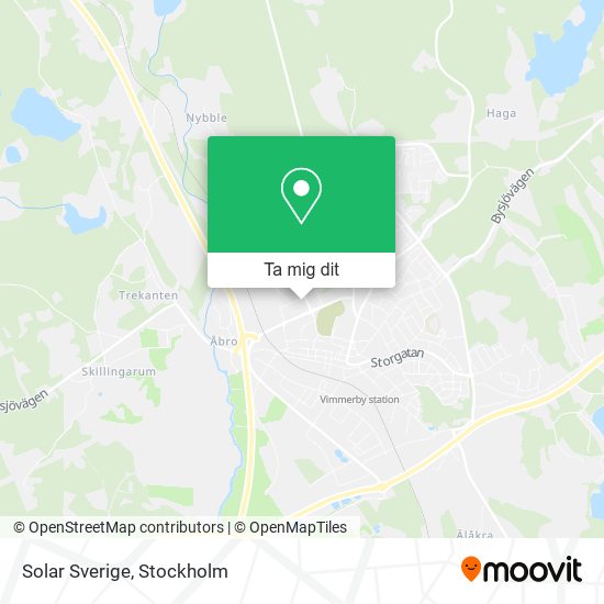 Solar Sverige karta