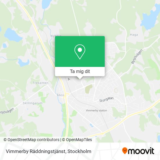 Vimmerby Räddningstjänst karta