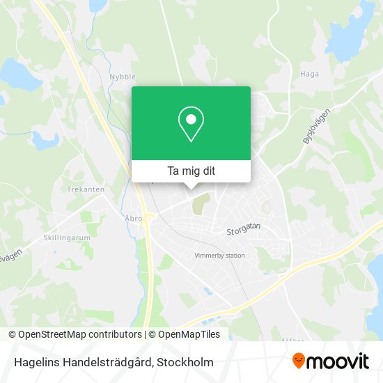 Hagelins Handelsträdgård karta