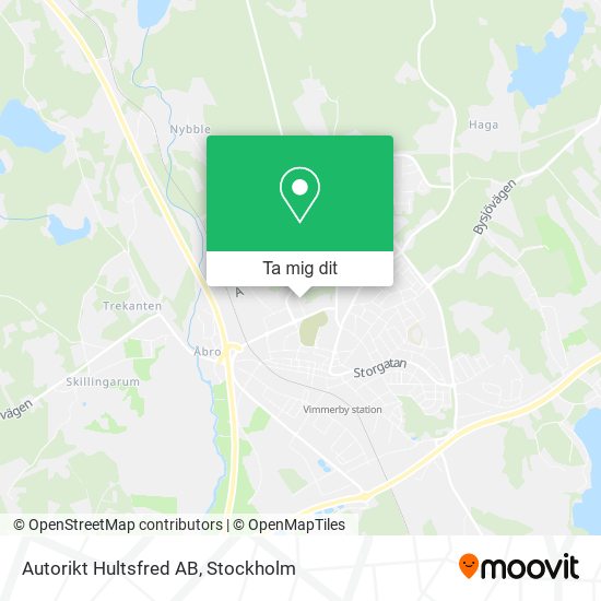 Autorikt Hultsfred AB karta