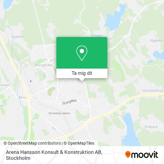 Arena Hansson Konsult & Konstruktion AB karta