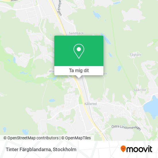 Tinter Färgblandarna karta