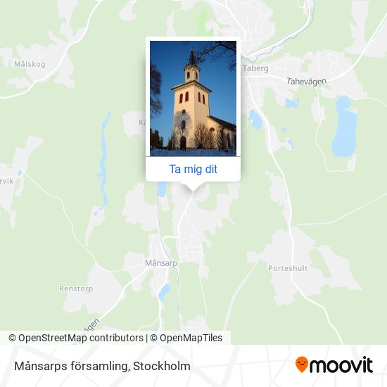 Månsarps församling karta