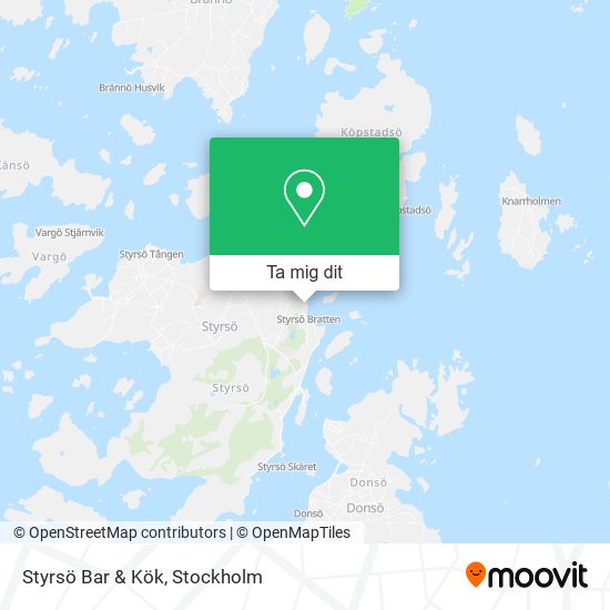 Styrsö Bar & Kök karta