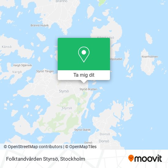 Folktandvården Styrsö karta