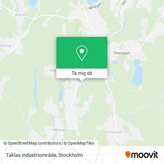 Taklas industriområde karta