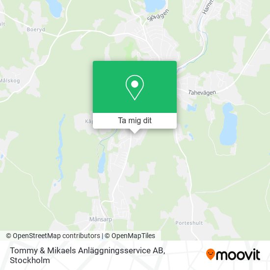 Tommy & Mikaels Anläggningsservice AB karta