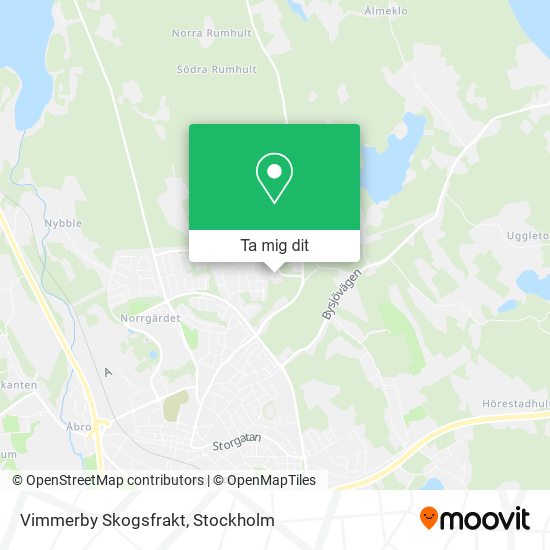 Vimmerby Skogsfrakt karta