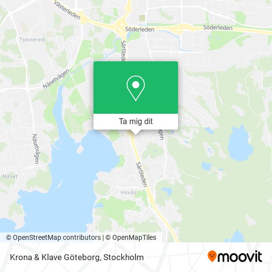 Krona & Klave Göteborg karta