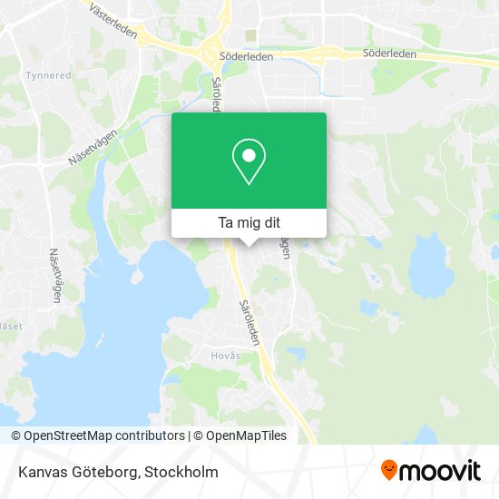 Kanvas Göteborg karta