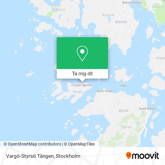 Vargö-Styrsö Tången karta