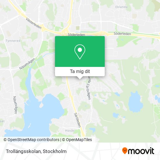 Trollängsskolan karta