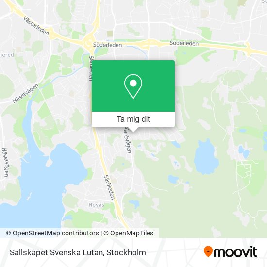 Sällskapet Svenska Lutan karta