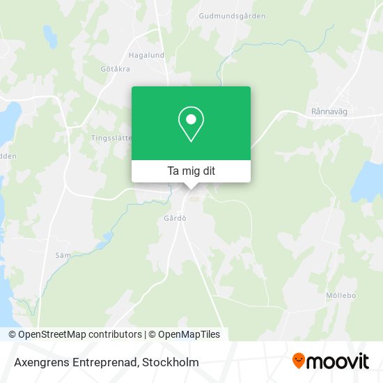 Axengrens Entreprenad karta