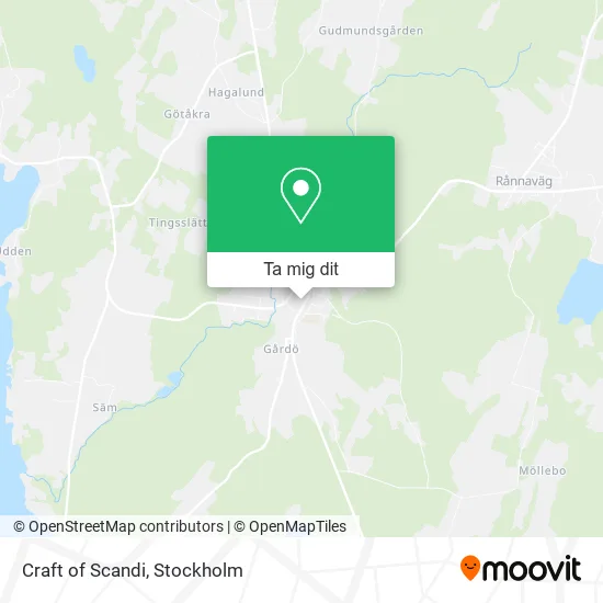 Craft of Scandi karta