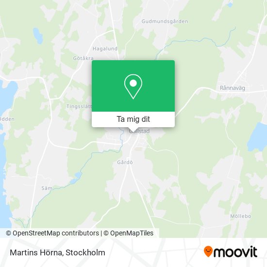 Martins Hörna karta