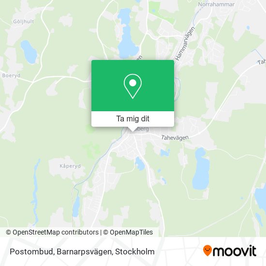 Postombud, Barnarpsvägen karta