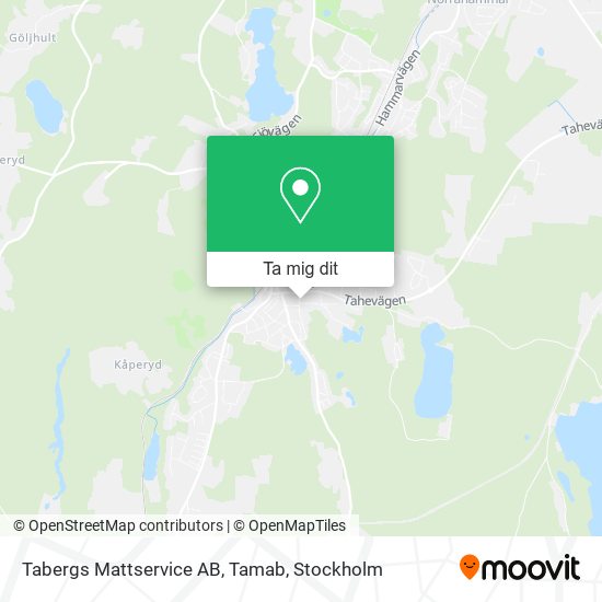 Tabergs Mattservice AB, Tamab karta