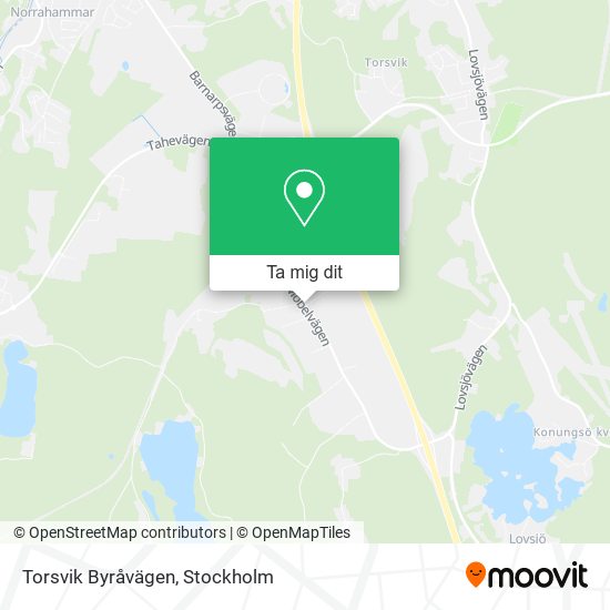 Torsvik Byråvägen karta