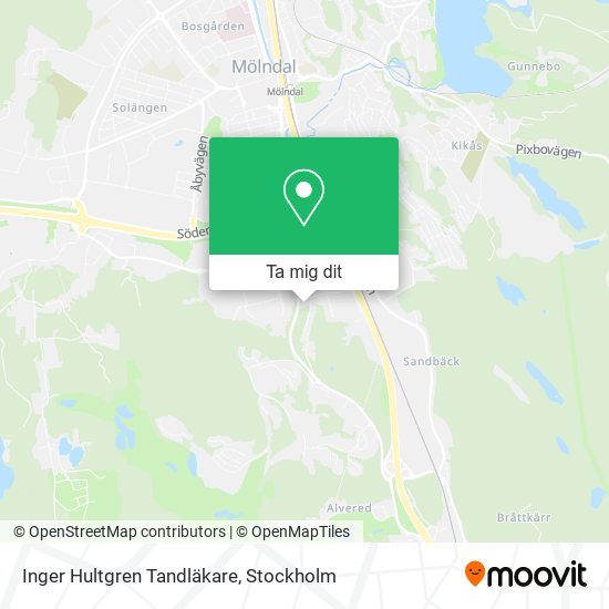 Inger Hultgren Tandläkare karta