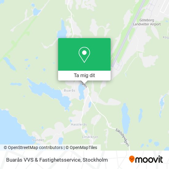 Buarås VVS & Fastighetsservice karta