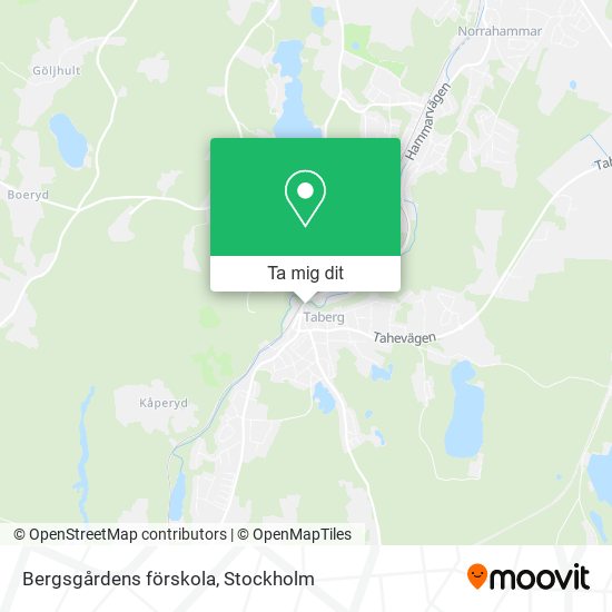 Bergsgårdens förskola karta