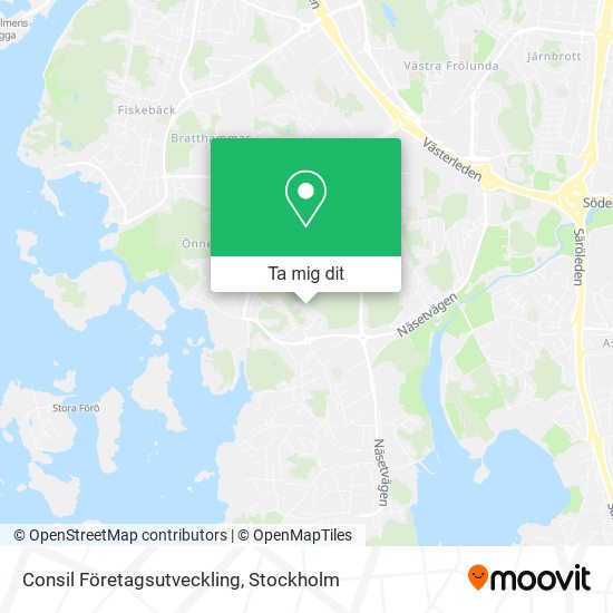 Consil Företagsutveckling karta