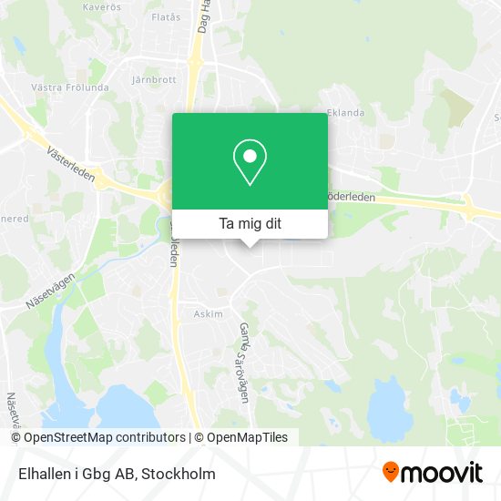 Elhallen i Gbg AB karta