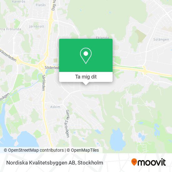 Nordiska Kvalitetsbyggen AB karta