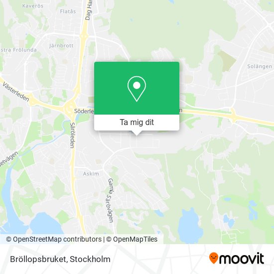 Bröllopsbruket karta