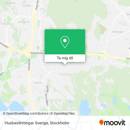 Husbesiktningar Sverige karta