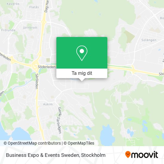 Business Expo & Events Sweden karta