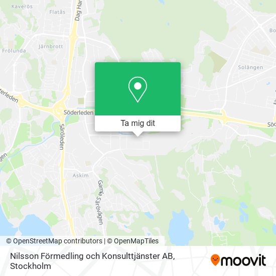 Nilsson Förmedling och Konsulttjänster AB karta