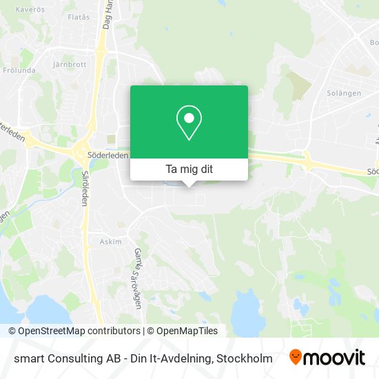 smart Consulting AB - Din It-Avdelning karta