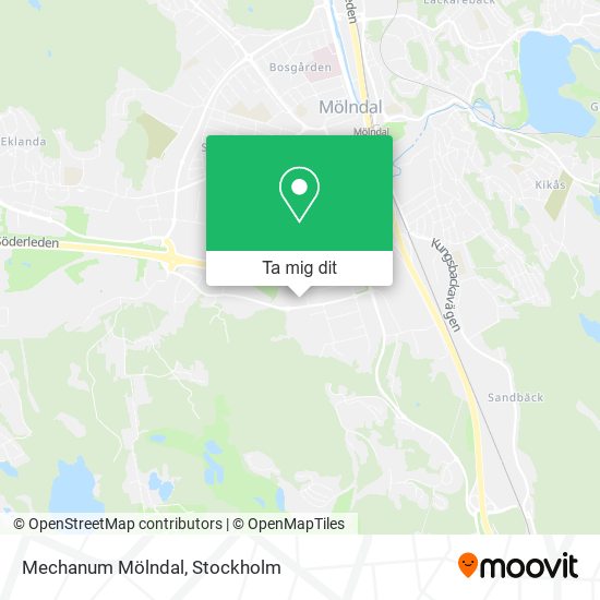Mechanum Mölndal karta
